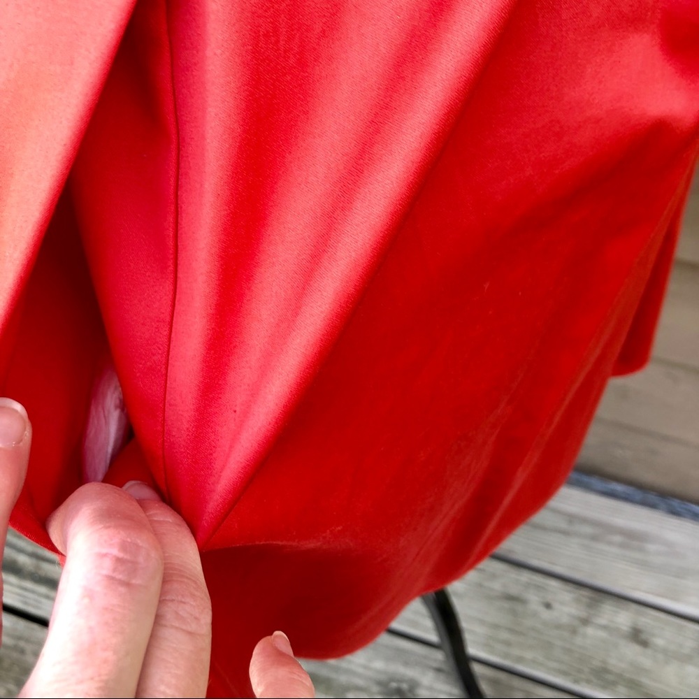 David’s Bridal Y-neck halter cotton dress POCKETS! - Picture 3 of 5